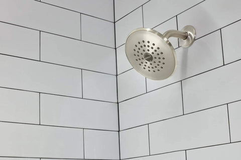 Elmhurst Shower Trim Kit With Tub Spout In Brushed Nickel Finish Tub And Shower Fixture Easy Install No Fuss Full Body Spray Touch Clean Spray Holes