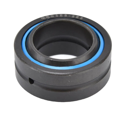 Precision Cut GE25ES-2RS Spherical Bearings 30mm Bore with blue seal for heavy machinery lubrication and protection.