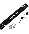 Power Rake De Thatch Blade Two And One Quarter Inch Width Universal Fit For Most Mowers Loosens And Removes Dead Grass Kit