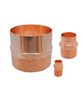 Heavy Duty Copper Garden Hose Connector Set One Quarter Inch To One Inch BSP Male Butt Weld Cup Fittings for Water Pipes