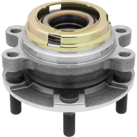 Front Wheel Hub Bearing Assembly For 2003 To 2007 Nissan Murano And 2004 To 2009 Nissan Quest Heavy Duty unit close-up, showing detailed design.