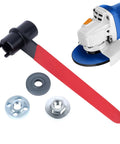 Knock Out Double Head Angle Grinder Wrench With Four Claw Grip And Hex Socket for easy accessory swaps and adjustments.