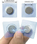 Plus 16 Piece Sew In Magnetic Snap Assortment Featuring Slim Invisible PVC Encased Closures, 1.18 inch and 0.6 inch sizes.