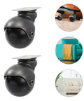 Up Your Game With These Old School Antique Brass Furniture Casters That Roll Like Butter Heavy Duty swivel caster wheels for furniture.