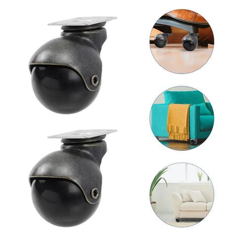 Up Your Game With These Old School Antique Brass Furniture Casters That Roll Like Butter Heavy Duty swivel caster wheels for furniture.