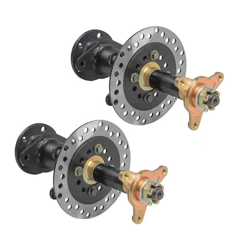 Heavy Duty Rear Axle Differential Shaft 30 Inch 760mm, 16T Drive, 3 Hole Wheel Hub Spacing 78mm And 156mm, Disc Rotor Compatible