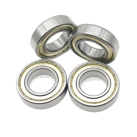 Heavy Duty Deep Groove Chrome Steel Ball Bearing With Double Sealed Housing Runs Slick For Long Haul Performance And Wear Resistant Industrial Precision On Demanding Duties, showing chrome steel ball bearings.