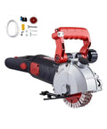 Tough As Nails 4800W Wall Chaser And Concrete Groove Cutter With 125mm Blade, heavy-duty design, includes accessories for efficient cutting.