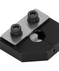 Built Different Aluminum Filament Welder Connector For 3D Printer Sensor, compact design with two hex screws in matte black.