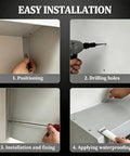 Installation process of Badass Weatherproof EV Charger Cover Wall Mount Universal Fit EV Protection Box for easy setup.