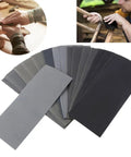20 Sheets 9x3.6 Inch Dry And Wet Sandpaper Kit With Silicon Carbide For Metal And Woodworking Projects Tear Resistant Anti