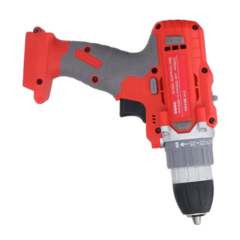Zero Gimmicks Cordless Electric Drill With Dual Mode Rotation And 25 Adjustable Torsion for home repairs, featuring ergonomic grip design.