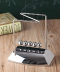 Z Shape Newton's Cradle Pendulum Balls For Learning And Home Office Decoration A Hands On Dynamics Experiment Tool That Makes Science Fun A Desk Toy For Kids And Students To Master Energy Transfer on wooden desk