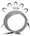 Heavy Duty Fuel Line Quick Fix Kit For Silverado And Sierra 1500 2500 3500 6.0L V8 Engines AP02 parts with tubing and clamps.