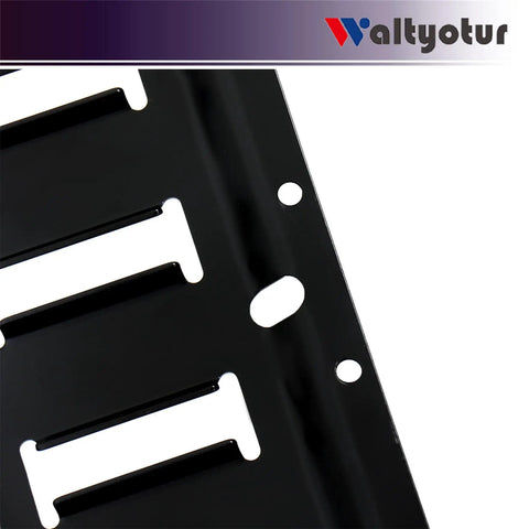 Heavy Duty Two Pack Track Tie Down Rails For Vans And Trailers Rock Solid Galvanized Steel showing locking slots and mounting holes.