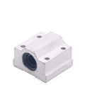 4 Pack Linear Bearings SCS12UU SCS16UU 12 16mm Length For CNC Parts And 3D Printer Components, Pro Grade Tools, Smooth Quiet Motion, High Accuracy And Reliable Long Life For DIY Projects. Aluminum housing linear bearing block with black bearing insert