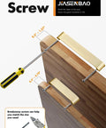 Tough As Nails Gold Cabinet Pulls Five Inch Hole Center Slick Zinc Alloy Drawer Handles For Kitchen Bedroom Closet Upgrade Easy Peasy Mount Solid Build 10 Pack with tool and screws measuring sizes.