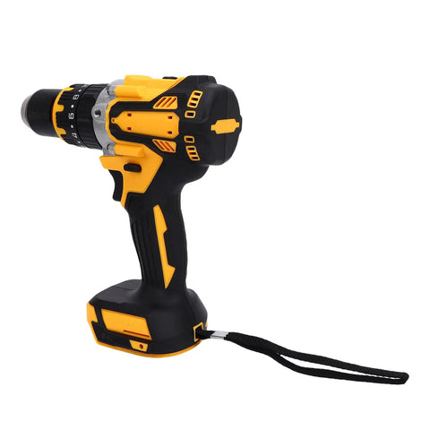 Heavy Duty Brushless Cordless Drill Packing Hella Strong 100Nm Max Torque And Blasting 2000Rpm Speed for quick wood drilling tasks.