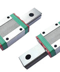 Level Up Your Build Game With These Top Shelf MGN9 120mm Linear Guide Rails Paired With Two Zero Play MGN9C Carriages, showing MGN9C carriages.