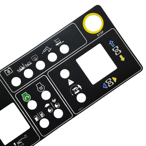 Pro Crew Approved Platform Control Panel Decal For Genie Boom Lift Z 45 Z 45 J I C Z 51 30 J Replacement Sticker close-up of button layout