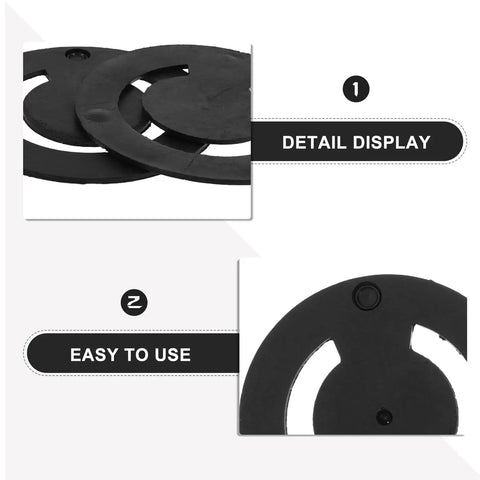 Detail view of 3 Pack Round Rubber Seals for Well Pump Check Valve Weatherproof Replacement Gaskets, showing ease of use