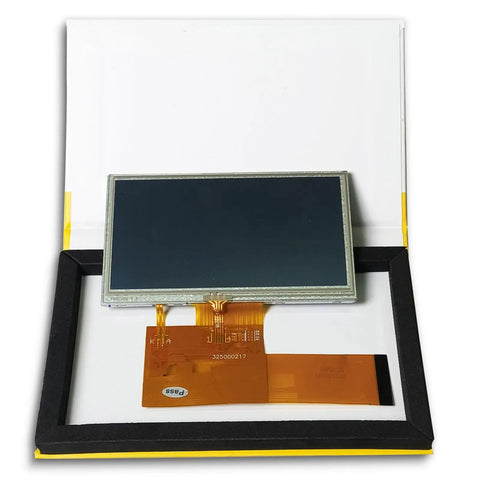 Smooth Touch Display Upgrade With Crisp LCD Panel And Responsive Digitizer Overlay For Industrial Label Printers And Barcode Scanners Easy Swap Setup.