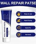 No Sweat Drywall Repair Kit Including Heavy Wall Patch Paste for quick wall repairs, featuring easy-use tube and rapid drying formula.