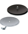 Heavy Duty Stainless Steel Oiltight Hole Seal Plugs Unused Conduit And Switch Bore Holes, circular caps with fittings.