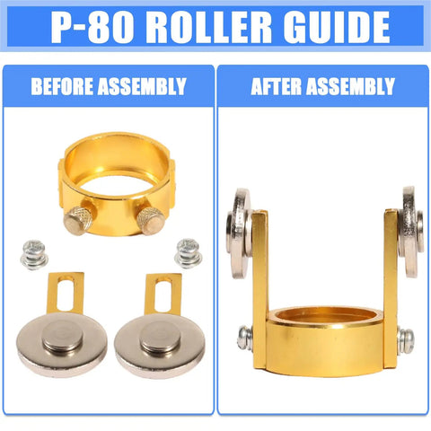 Pro Grade P80 Plasma Cutter Consumables Bundle With 80Amp Torch Electrodes And 1.5mm Nozzles Tips Kit For CUT-70 And CUT-80 assembly view
