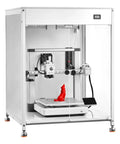 Badass Enclosed 3D Printer Tent With Hella Steady Chamber Heating and Smart Dual Pass Ventilation featuring Integrated LED lights, clear panels, 23.6" x 23.6" x 31.5".