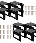 Eight Pack Firewood Storage Rack For Indoor Outdoor Use Built To Last With Adjustable Heavy Duty Powder Coated Steel Log Holder For Fireplace Wood Storage And Easy No Fuss Organization, hardware detail.