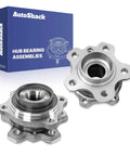 Rear Wheel Hub Bearing Assembly 5 Lug 2 Pack For BMW X3 X1 G01 F25 U11 2018 To 2025 AWD RDW with box displayed.