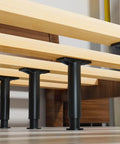 Two Pack Adjustable Bed Frame Support Legs Heavy Duty Load Bearing Composite Furniture Feet under wooden slats