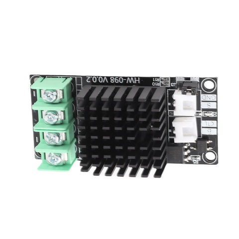 Heavy Duty 3D Printer Heating Controller Mosfet Module High Output showing aluminum heatsink and connection terminals.