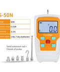 Digital Force Gauge And Portable Push Pull Tester, Built Tough Spring Dynamometer with digital display and probes for load testing.