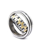 Rock Solid Professional Grade Spherical Roller Bearing 22218CAK W33 showing self-aligning design and metal construction for durability.