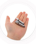 Hand holding Two Pack Pro Grade Extra Reach Grease Coupler Repair Tool Kit with Steel Tips, Long Reach Universal Fit for Grease Fittings