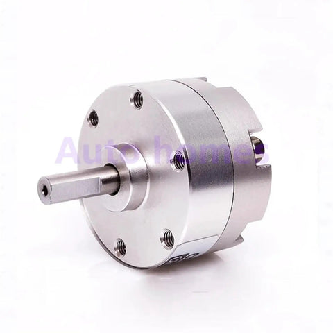 Heavy Duty Double Shaft Rotary Actuator Pneumatic Air Cylinder, silver metal design, for precise 90 to 270 degree movement.