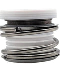 Heavy Duty Mechanical Seal 109 For Industrial Pumps And Motors Rock Solid Shaft Sealing Ring close-up view with white and metal components.