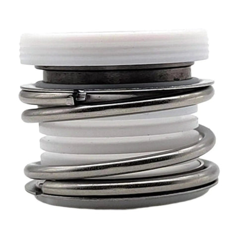 Heavy Duty Mechanical Seal 109 For Industrial Pumps And Motors Rock Solid Shaft Sealing Ring close-up view with white and metal components.
