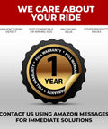1-year full warranty badge for 27.5 Inch Bike Inner Tubes 2 Pack Fits Mountain And Hybrid Bikes From 2.0 To 2.6 Inch Tires