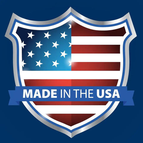 Shield design with USA flag and text 'Made in the USA' for Pleated MERV 8 Air Filter 20x30x1 Nominal Size With Actual 19.75x29.75x0.75.
