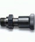 Straight Up M16 Index Plunger Locking Pin Carbon Steel Locating Fastener for Garage Shop Tools, showing side view with threads.