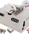 Speedy 2 Second Banknote Bundling Machine Automatic Money Packer Strap Tool with control buttons and strap holder