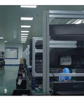 Factory interior with industrial equipment and machinery for 0225 Series Linear Potentiometer Position Sensor single pack assembly.