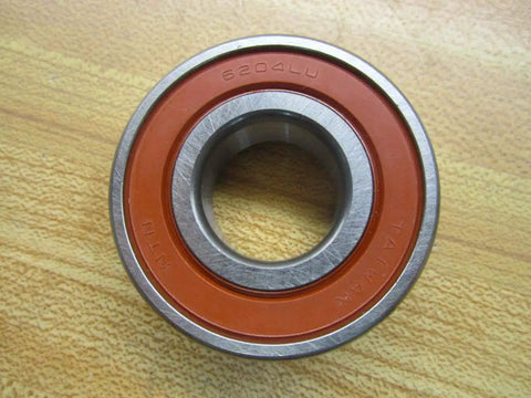6204 Deep Groove Ball Bearing featuring 20 mm bore and 47 mm outer diameter with sealed steel cage design.