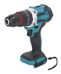 No Fuss 18V Cordless Impact Drill With A Grippy All Metal Keyless Chuck And Hammer Driver Mode, side profile view.