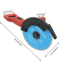 Heavy Hitter Circular Concrete Saw Powered By A Rugged 3000W Copper Motor And Thirteen Point Eight Inch Blade for cutting masonry.