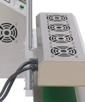 Tough As Nails Continuous Induction Sealer For Plastic And Glass Bottles with stainless steel design and cooling vents.
