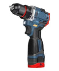 Kickass Cordless Brushless Impact Drill With Tough As Nails Metal Chuck for efficient drilling and screwdriving action.